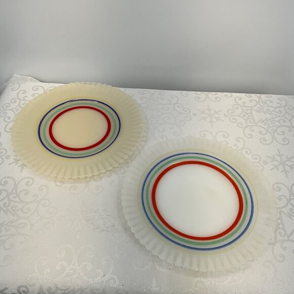 MacBeth-Evans Petalware Set Of 2  8 1/4" Plate - Picture 1 of 6